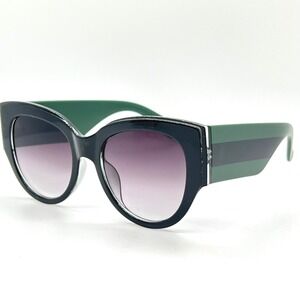 Cat Eye‎ Sunglasses Women Fashion Shades Designer Style Black Green Retro Luxury